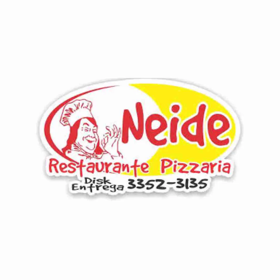 Logotipo antigo da Neide Restaurante e Pizzaria, antes do redesign