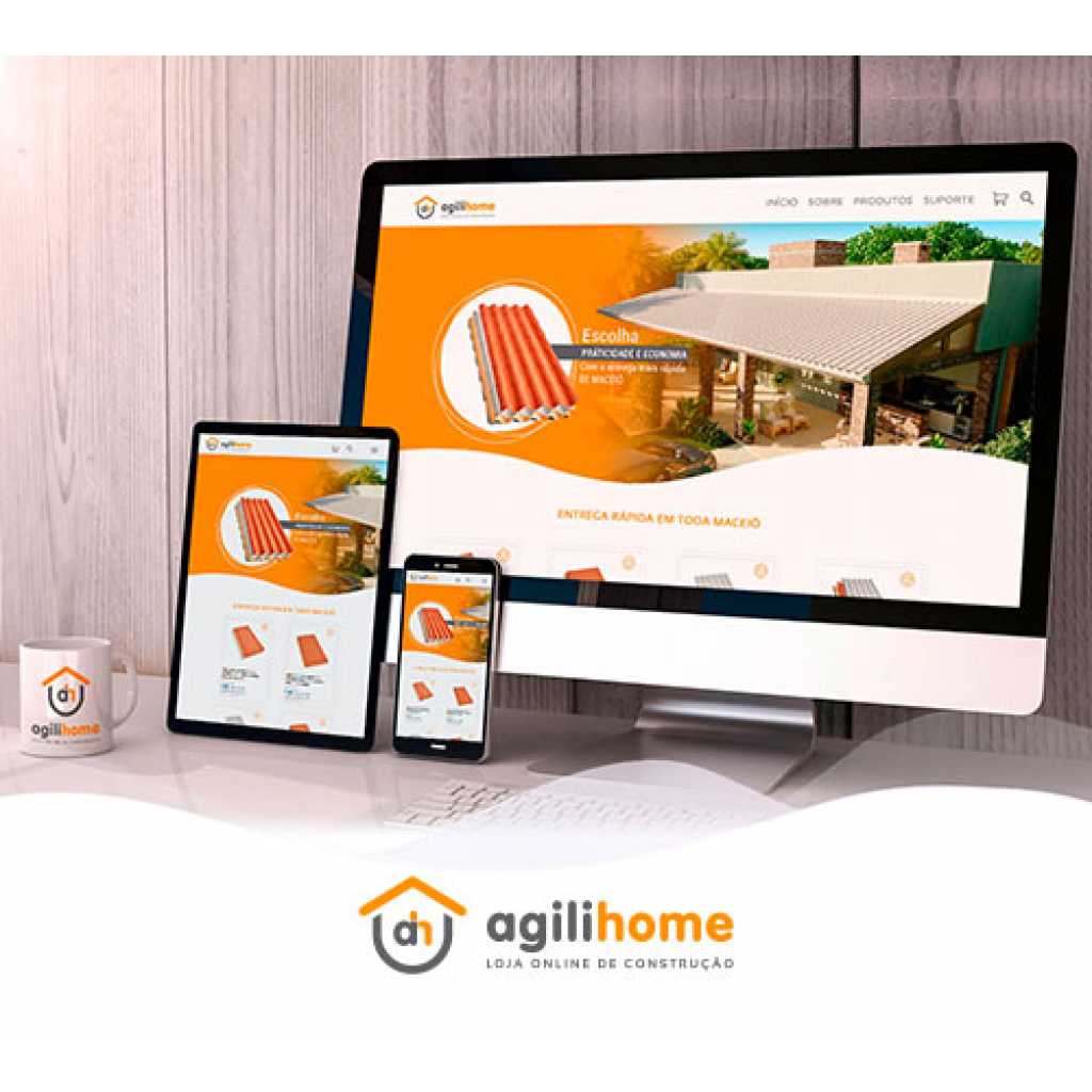 Capa Agilihome loja online de construção